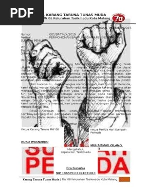 PROPOSAL Sumpah Pemuda | PDF