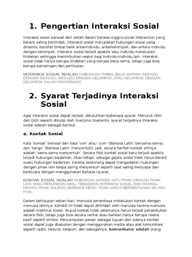 Artikel Interaksi Sosial Dan Karakteristik Petani | PDF