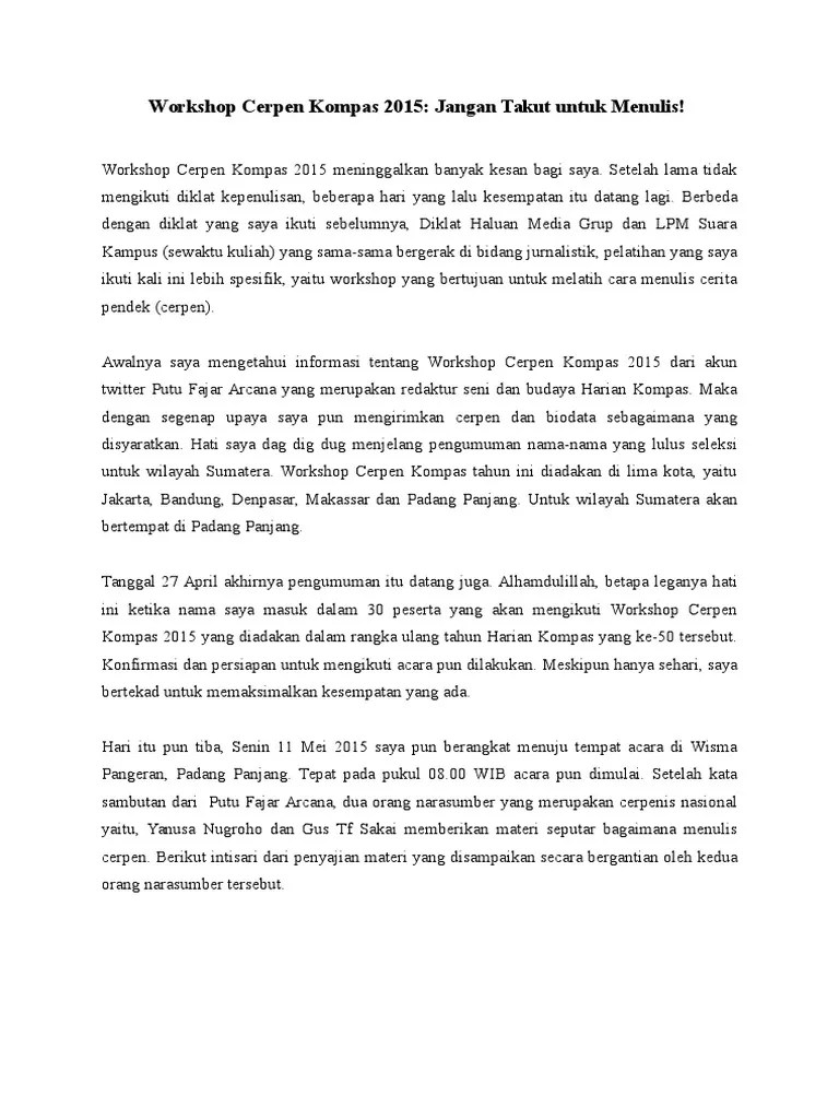 Cara Menulis Cerpen | PDF