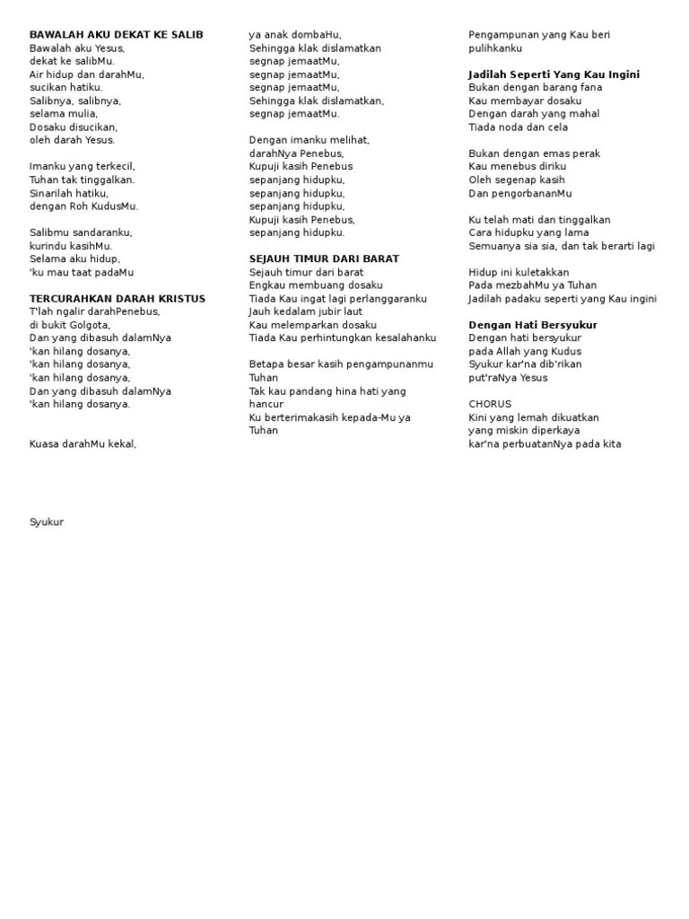 Lyrics List | PDF