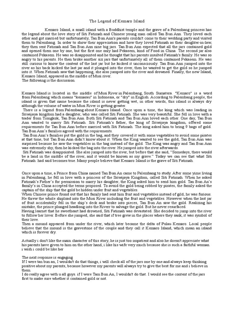 The Legend of Kemaro Island | PDF