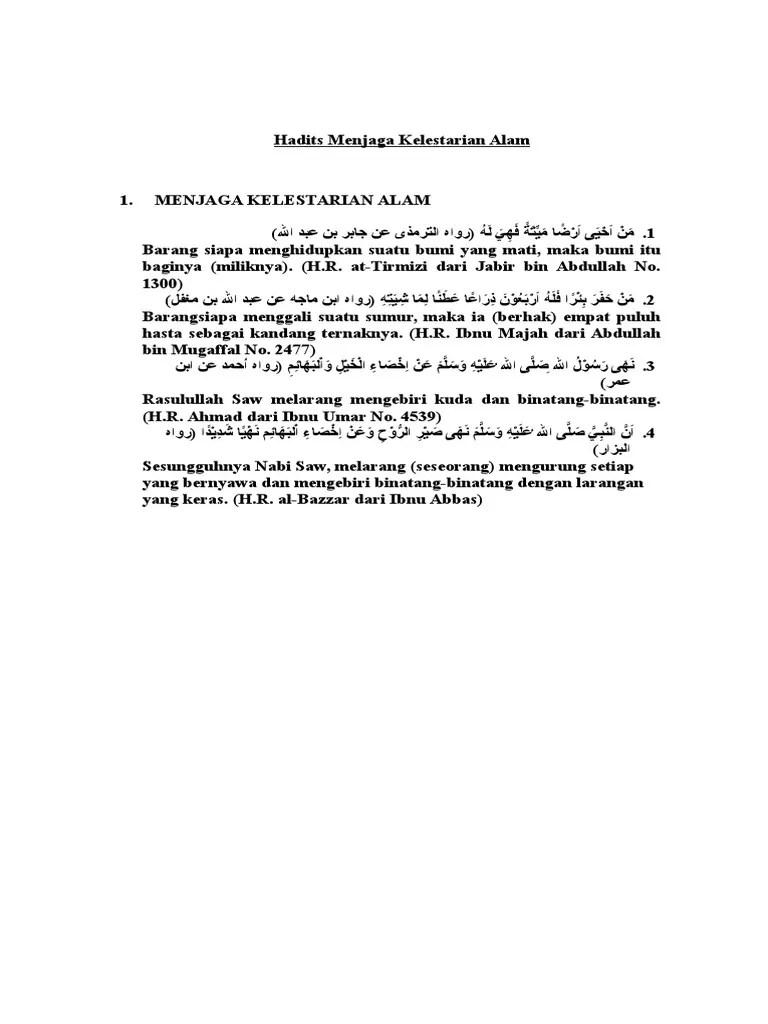 Kelestariannya Adalah