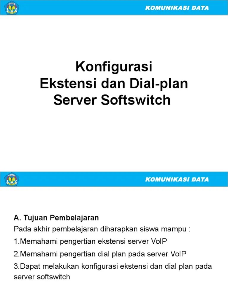Konfigurasi Ekstensi Dan Dialplan | PDF