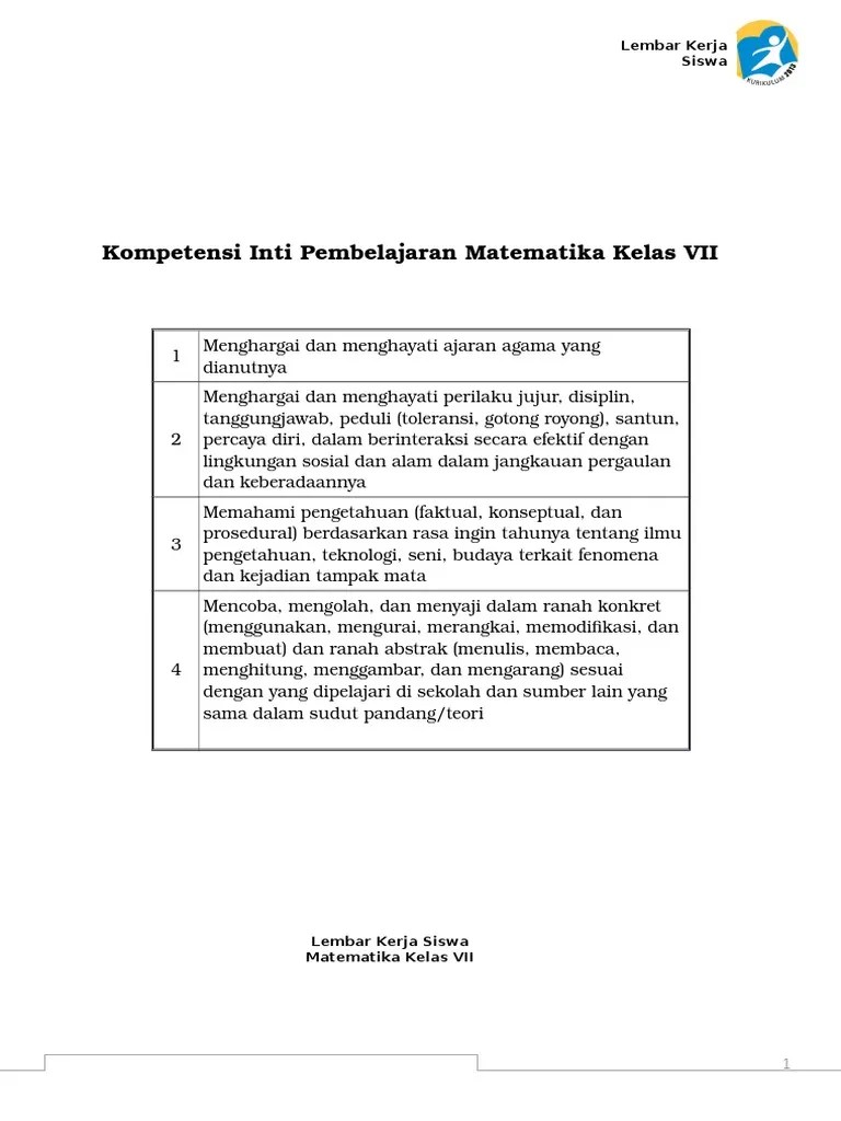 Kunci Jawaban Buku Lks Matematika Kelas 7 Semester 2 – Berbagai Buku