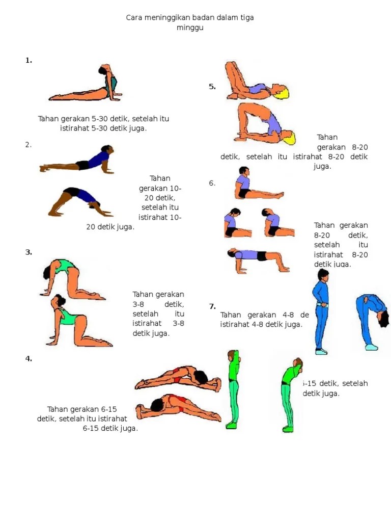 Cara Meninggikan Badan Dalam Tiga Minggu | PDF