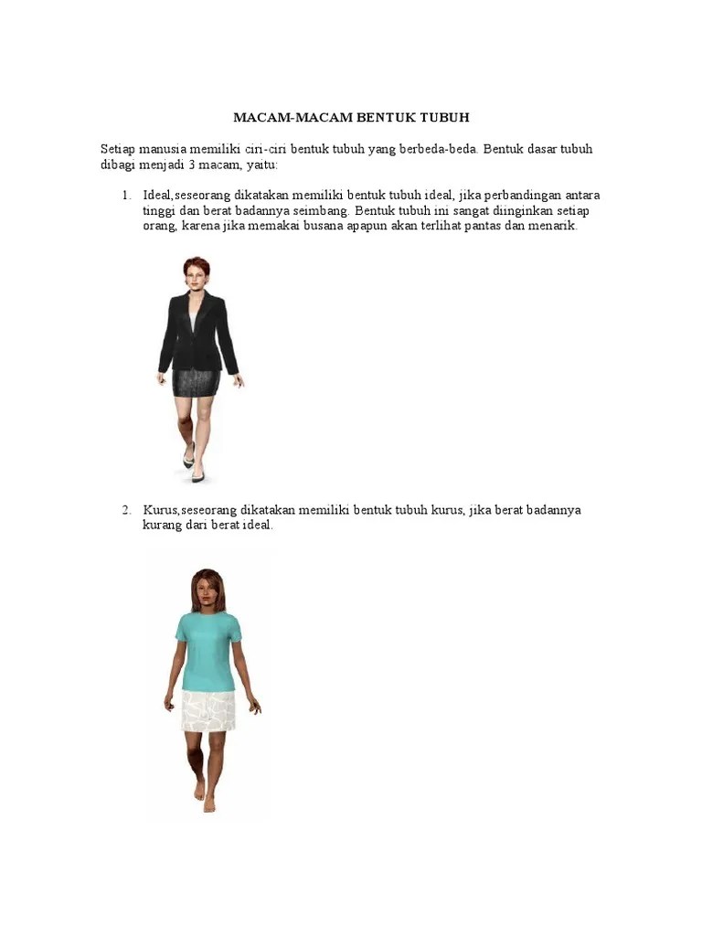 Bentuk Tubuh | PDF