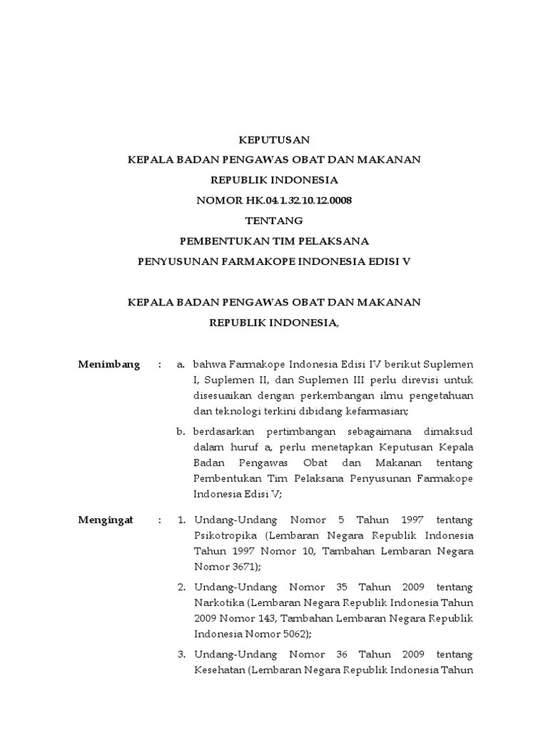 Farmakope Indonesia V | PDF