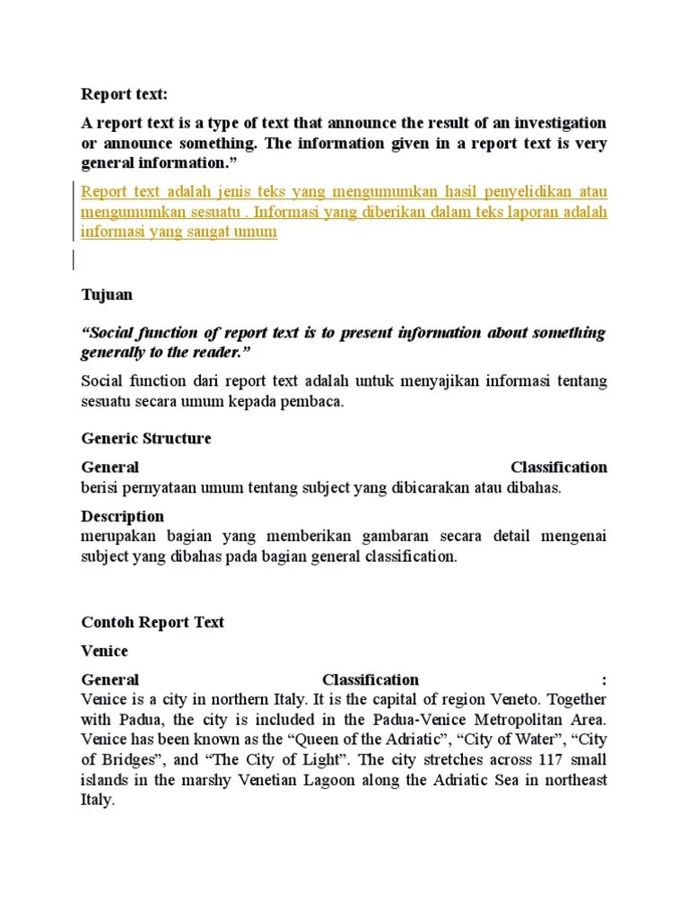 Report Text | PDF | Venice | Veneto