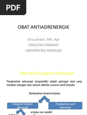 Obat ANTIADRENERGIK | PDF