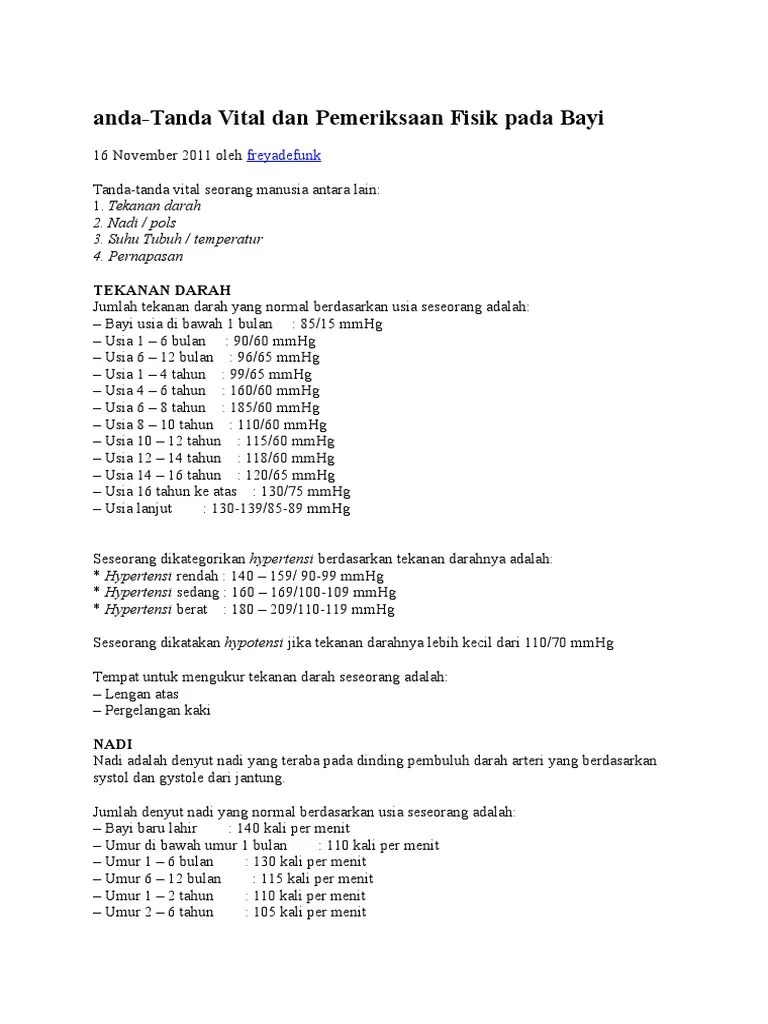 Suhu Badan Normal Anak Usia 6 Tahun - Tentang Tahun