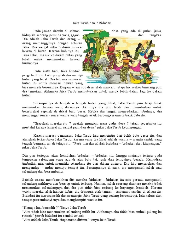 Nama Nama 7 Bidadari Dari Kayangan