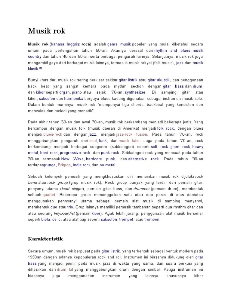 Musik Rok | PDF