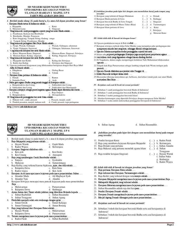 Sebutkan Kerajaan Hindu Budha Di Indonesia - Coba Sebutkan