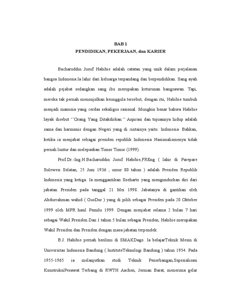 Makalah PKN Masa Pemerintahan B.j.habibie | PDF