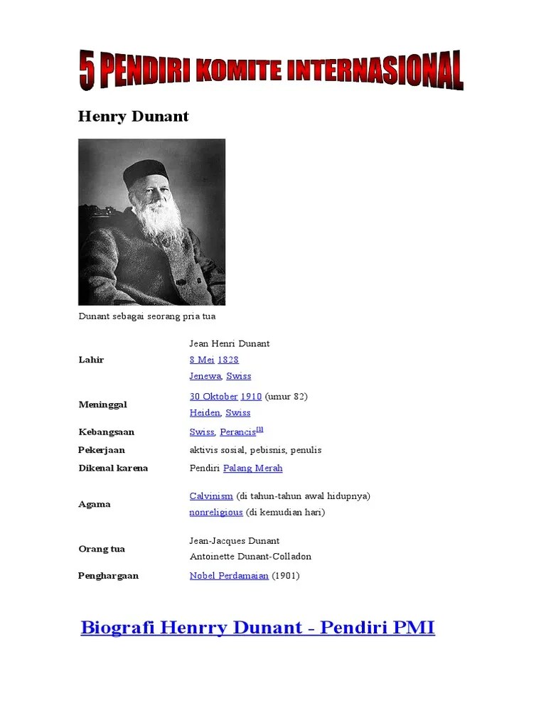 5 Komite Pendiri Internasional | PDF