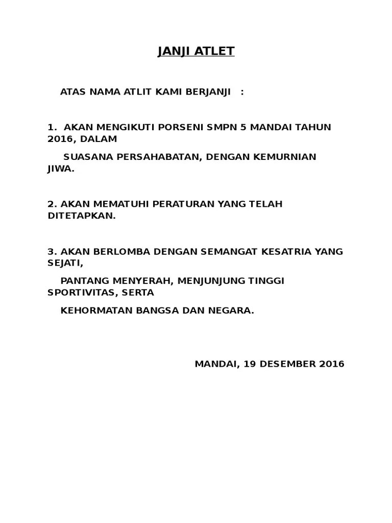Susunan Acara Porseni | PDF