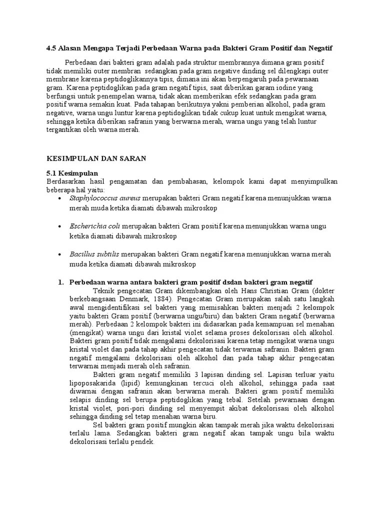 Alasan Beda Pewarnaa | PDF