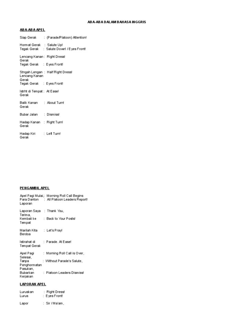 PBB Dalam Bahasa Inggris | PDF