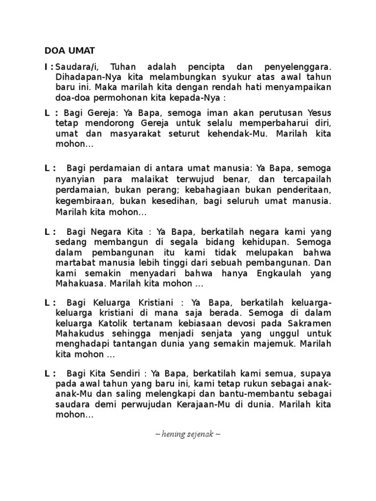 Doa Untuk Keluarga Katolik