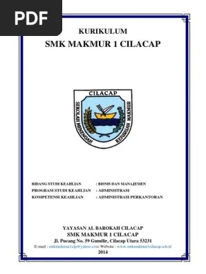 KTSP Administrasi Perkantoran SMK Makmur 1 Cilacap | PDF