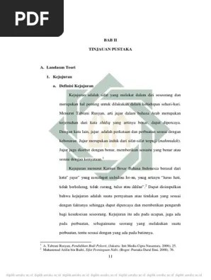 Berkata Jujur Merupakan Pencerminan Akhlakul