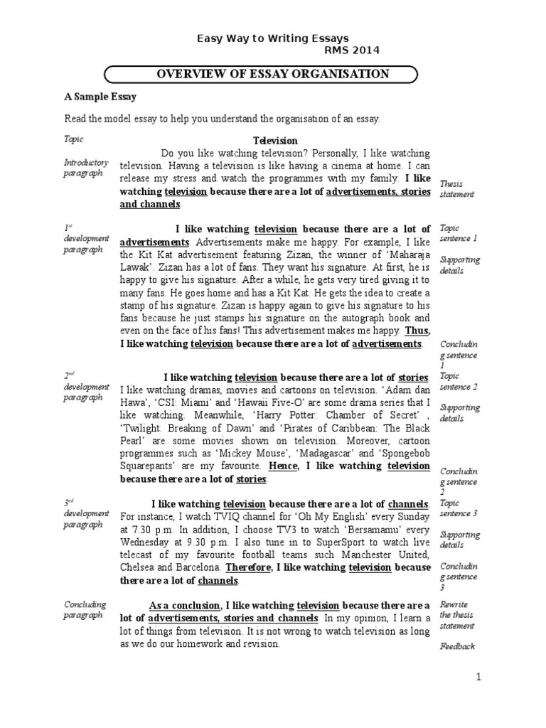 Easy Way To Writing Essays 2014 | PDF | Paragraph | Essays