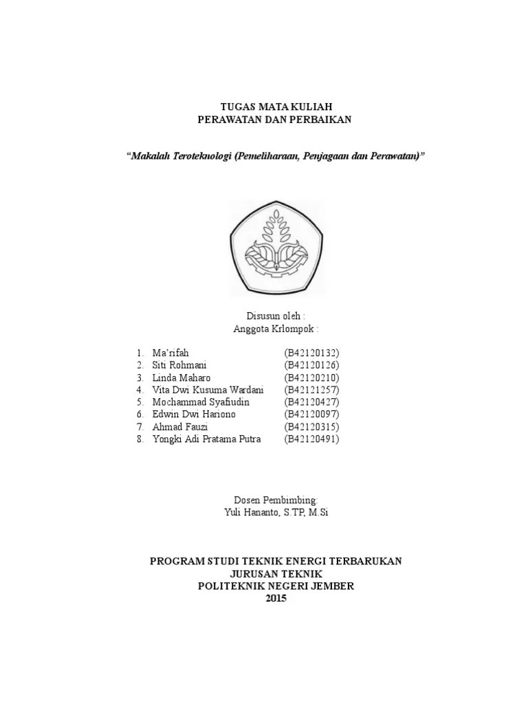 Pengertian Terotekologi, Tujuan Dan Macam-Macam | PDF