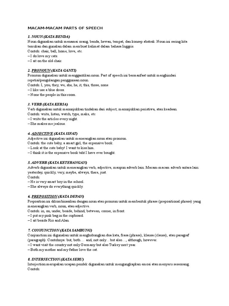 Contoh Soal Adjective Pilihan Ganda Dan Jawabannya - Peranti Guru