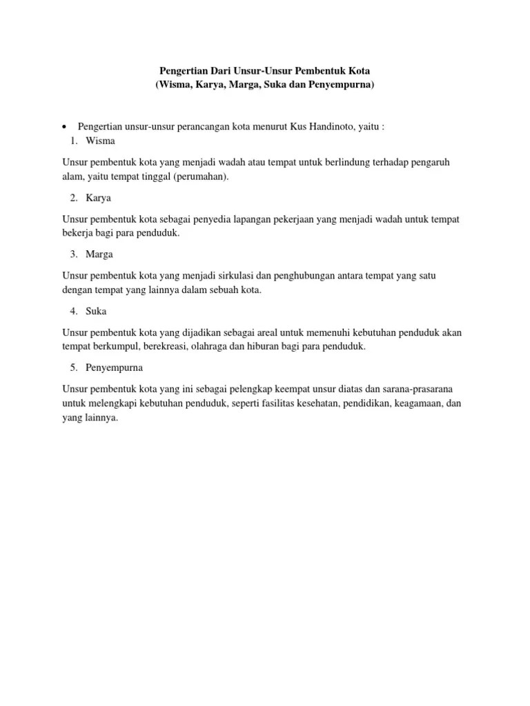 Pengertian Dari Unsur | PDF