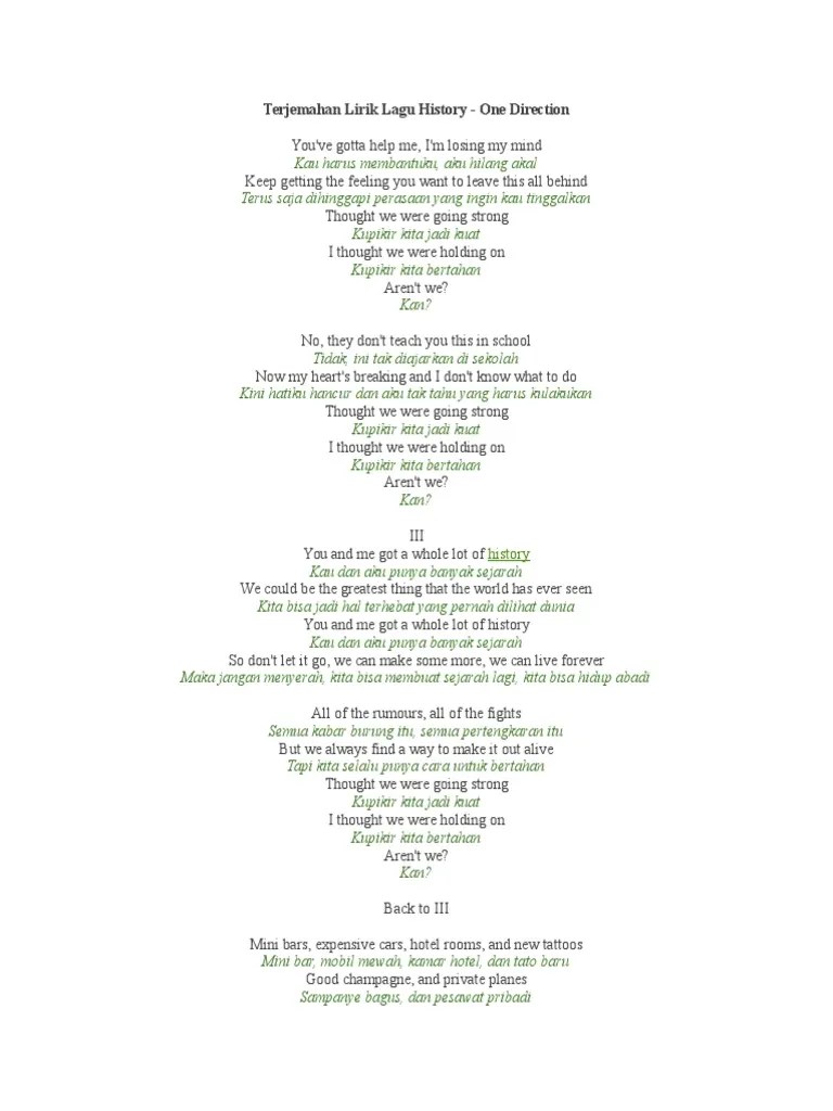 Lirik Dan Terjemahan Lagu Back For You One Direction