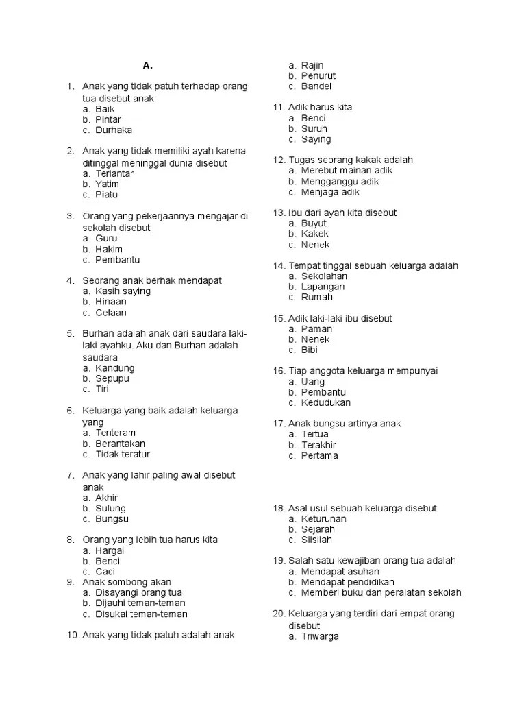 Latihan Soal Ips Semester 2 | PDF