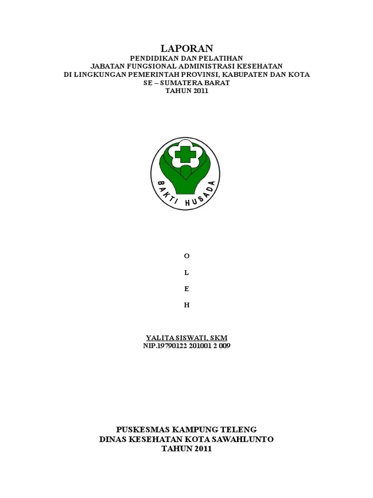 Lap - Jabfung Adminkes (Pelatihan) | PDF