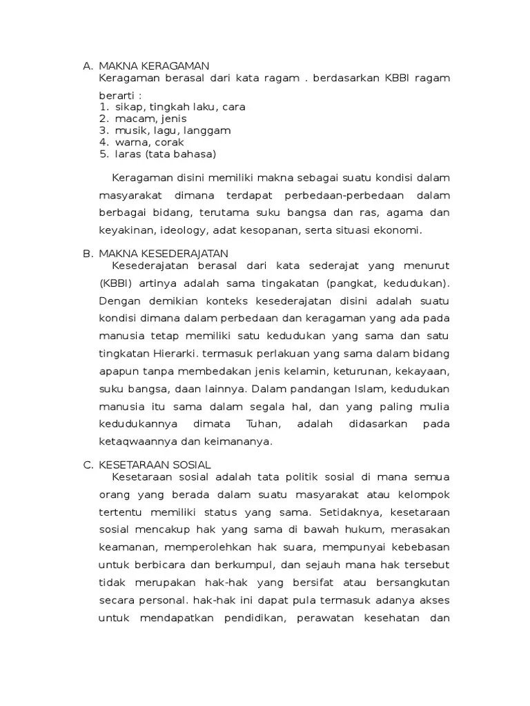 Makna Keragaman | PDF