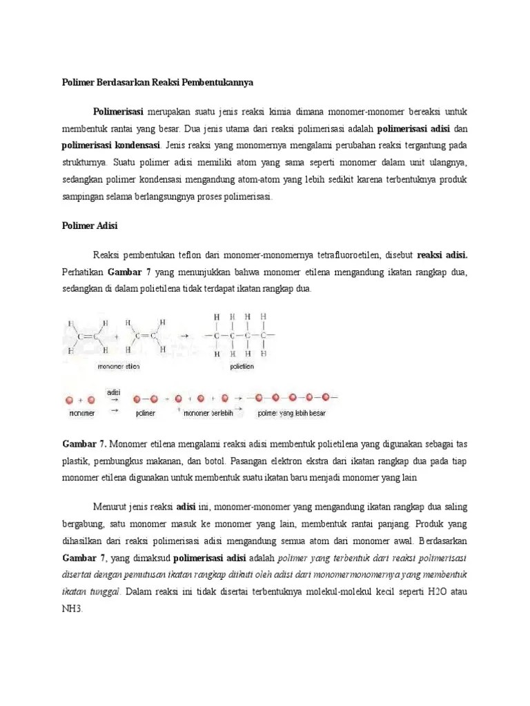 Polimerisasi | PDF