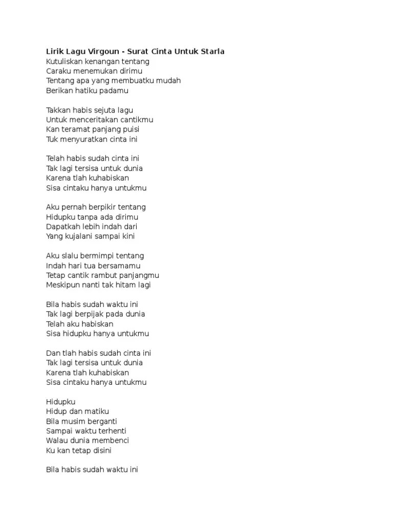 Lirik Lagu Suket Teki | PDF