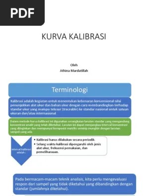 1174 - Kurva Kalibrasi | PDF