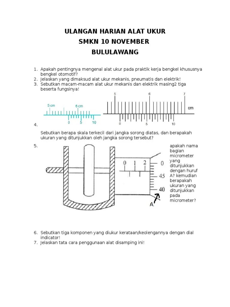 Soal Alat Ukur | PDF