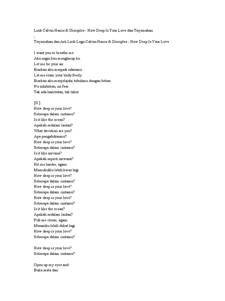 How Deep Is Your Love | PDF