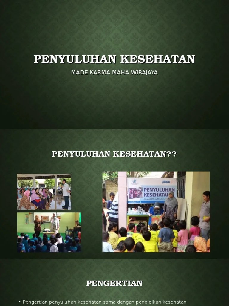 Penyuluhan Kesehatan | PDF