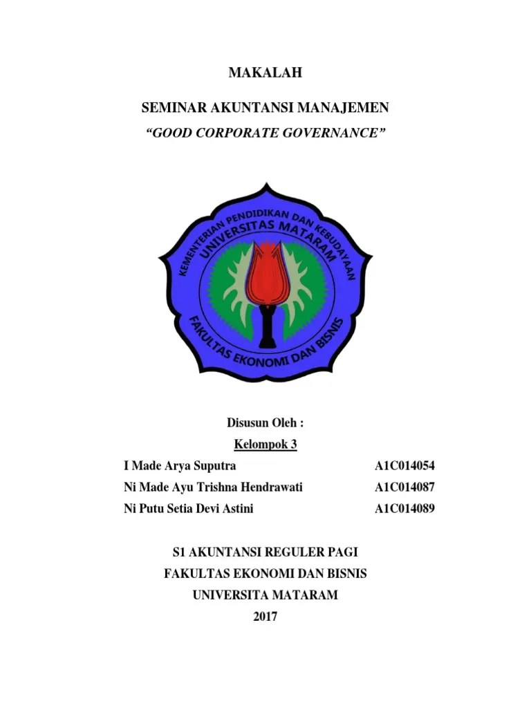 Makalah GCG Kelompok 3 | PDF