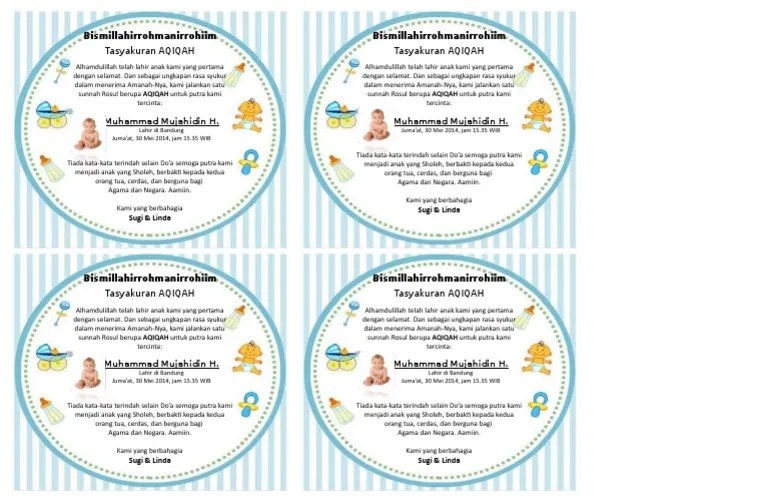 Contoh Kartu Ucapan Aqiqah Berwarna Versi Ms Word | Pdf 503_x_768_jpg