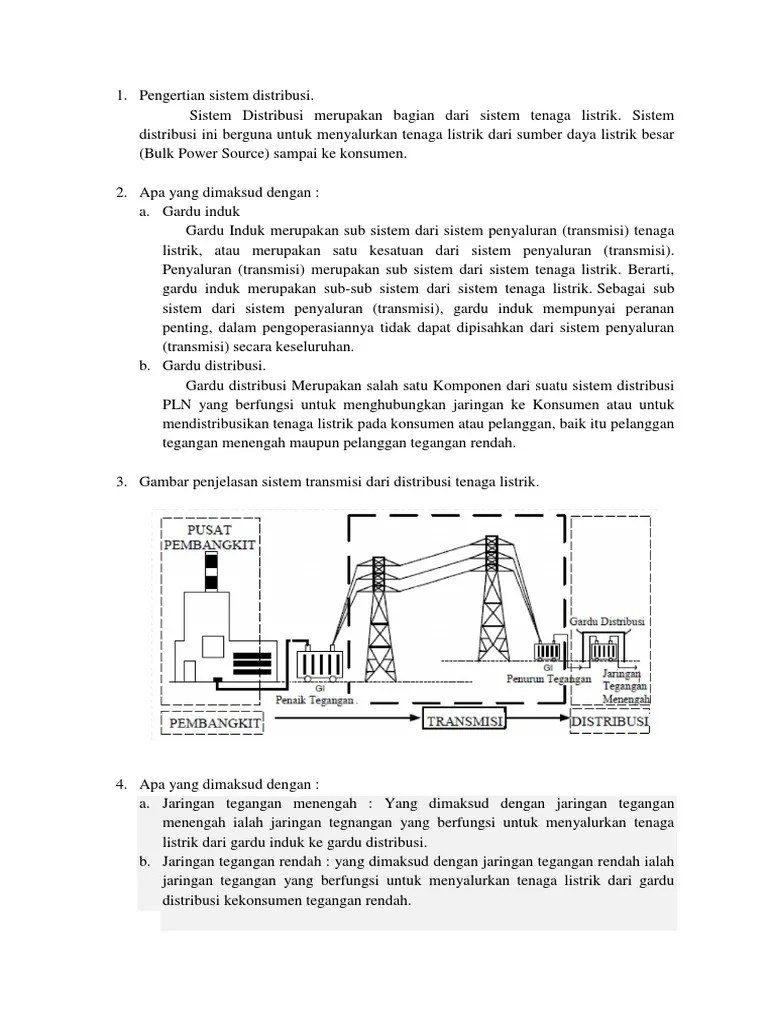 Pengertian Sistem Distribusi | PDF