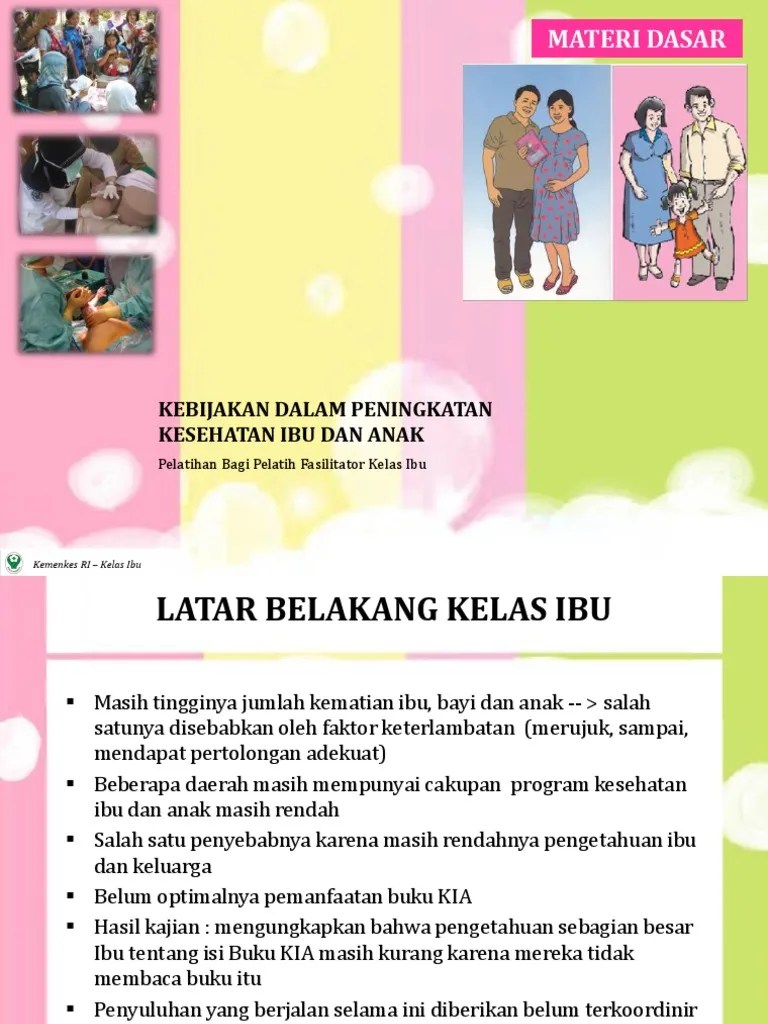 Sosialisasi Kelas Ibu 2015 | PDF