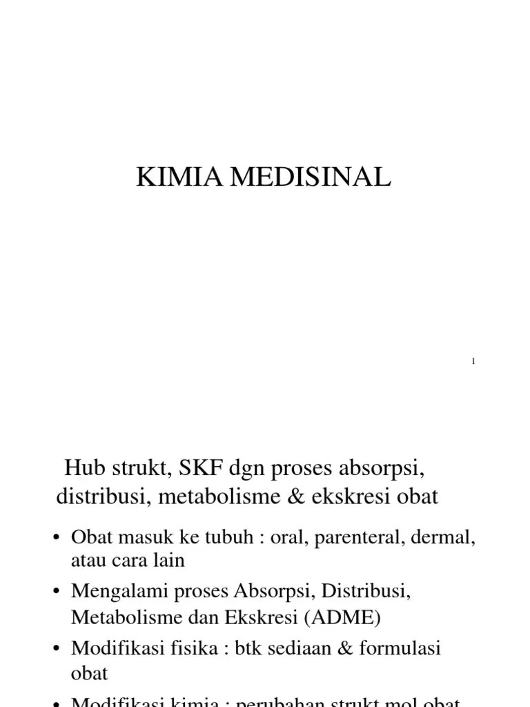 Fiskim Obat Adme | PDF