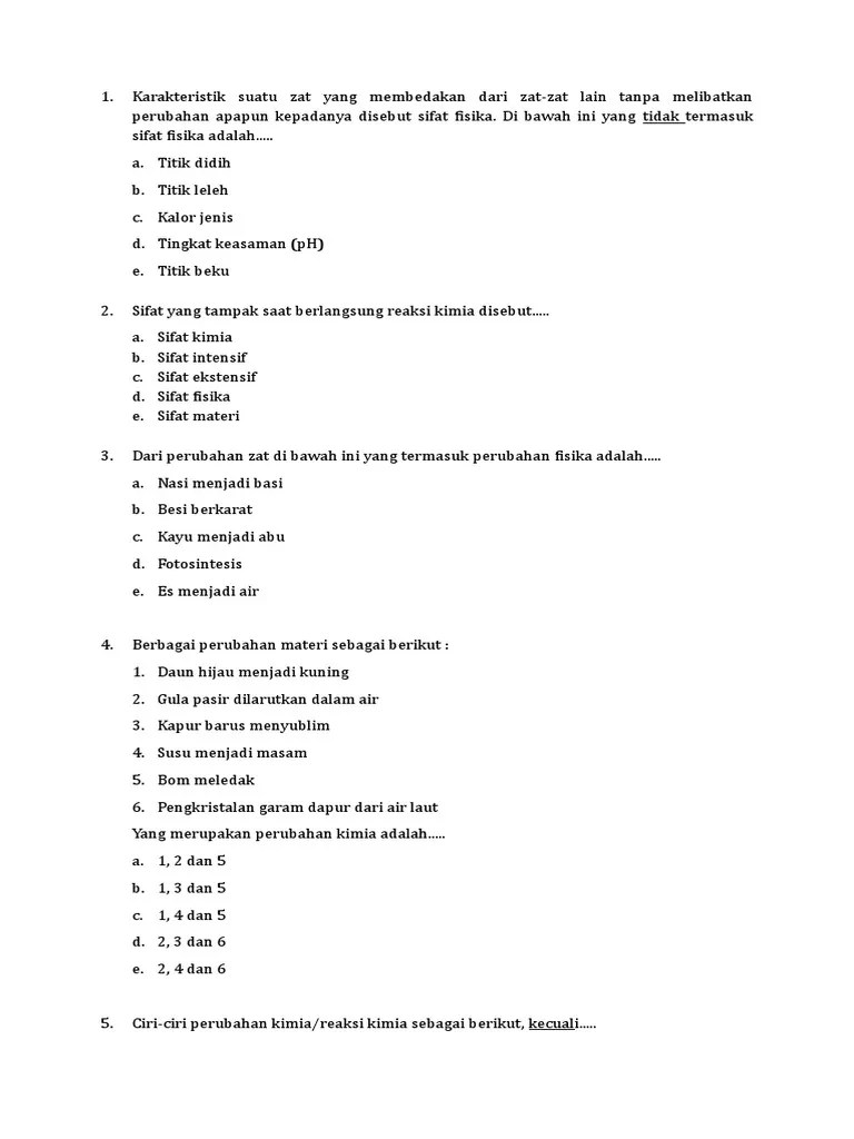 Soal Us Kimia Xii SMK | PDF