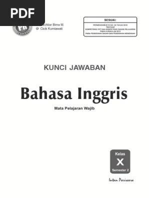 Kunci Jawaban PR Bahasa Inggris 10B K-13 2016 | PDF | Facebook | Podcast