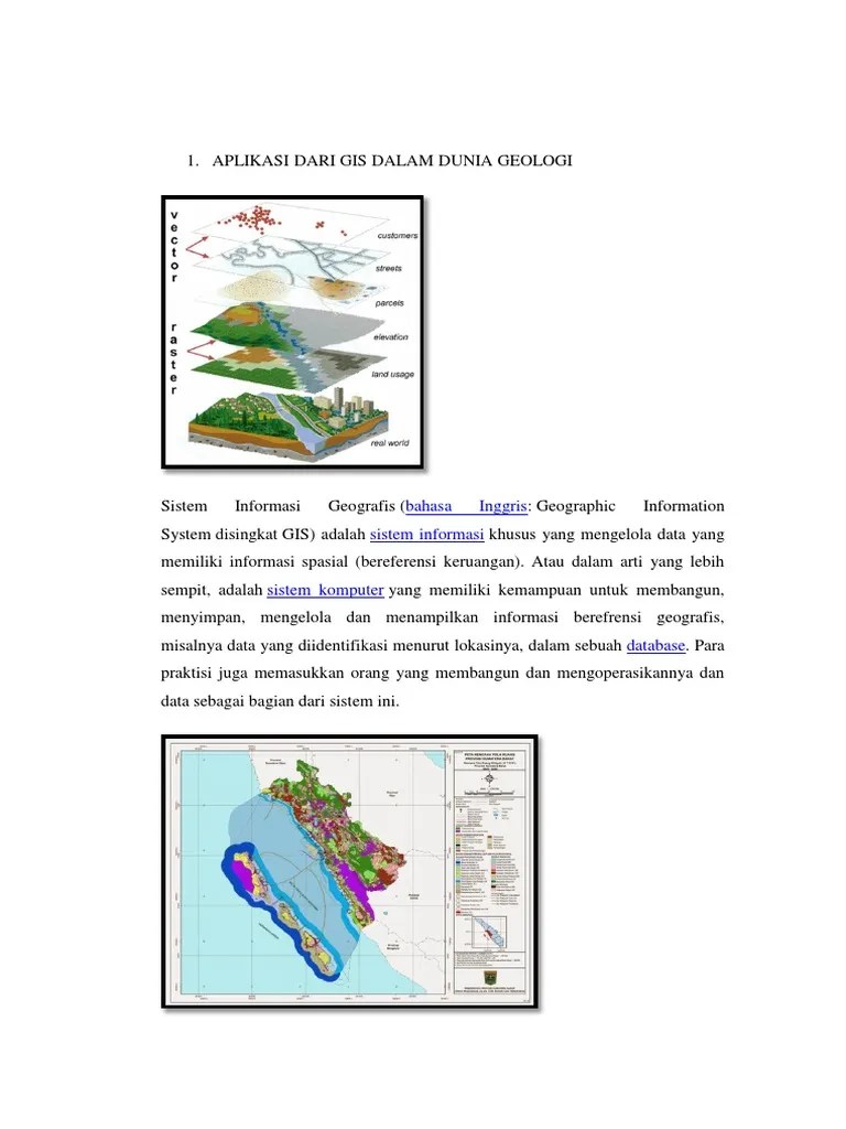 Aplikasi Dari Gis Dalam Dunia Geologi | PDF