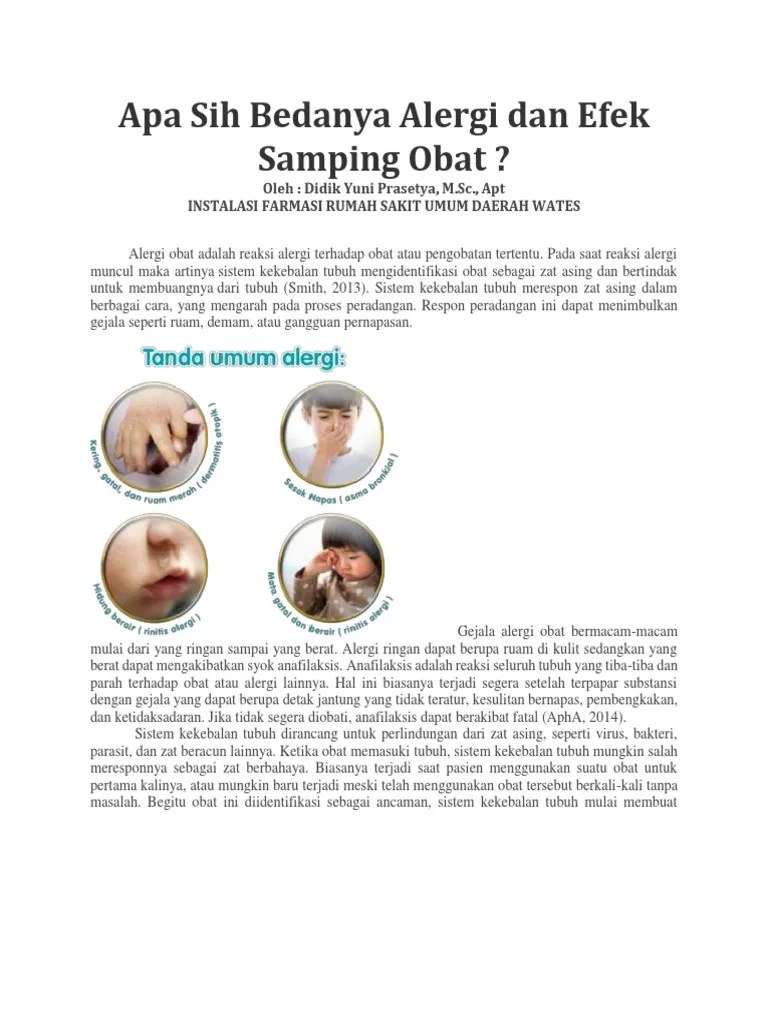 Apa Sih Bedanya ADR Dan Alergi | PDF