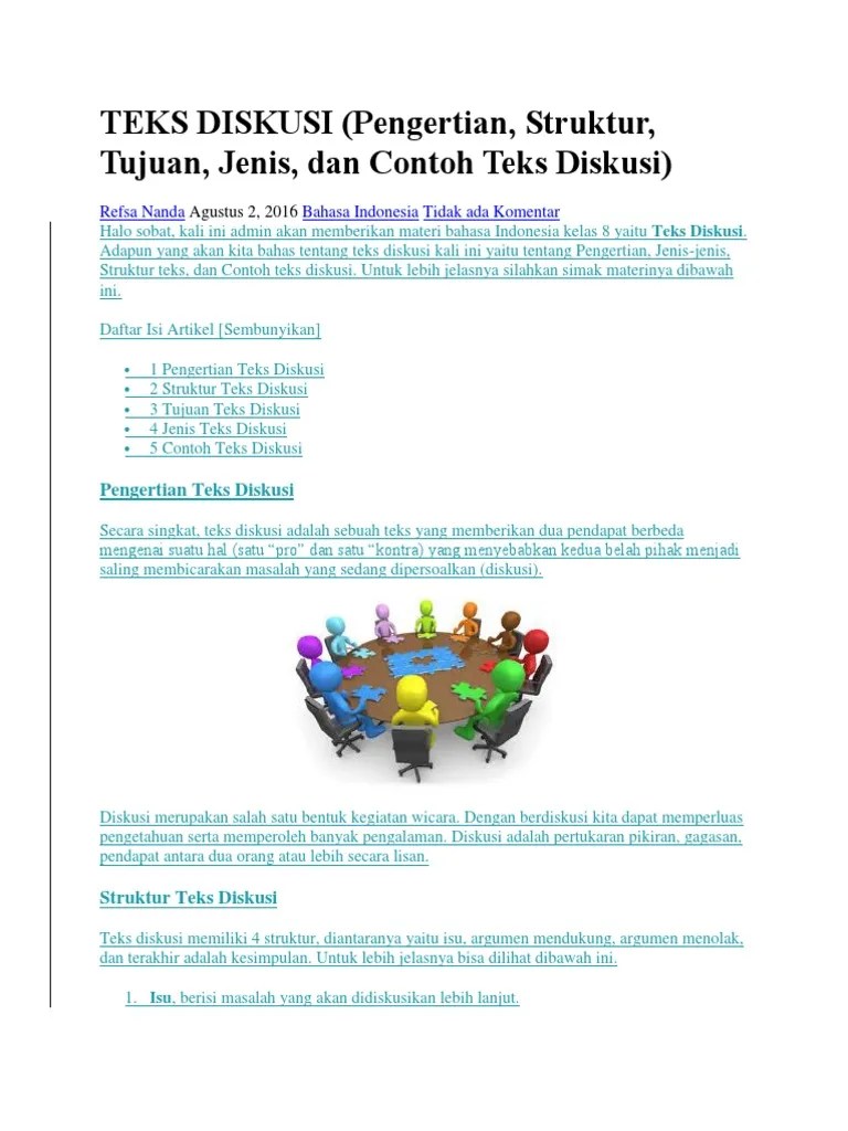 Teks Diskusi | PDF