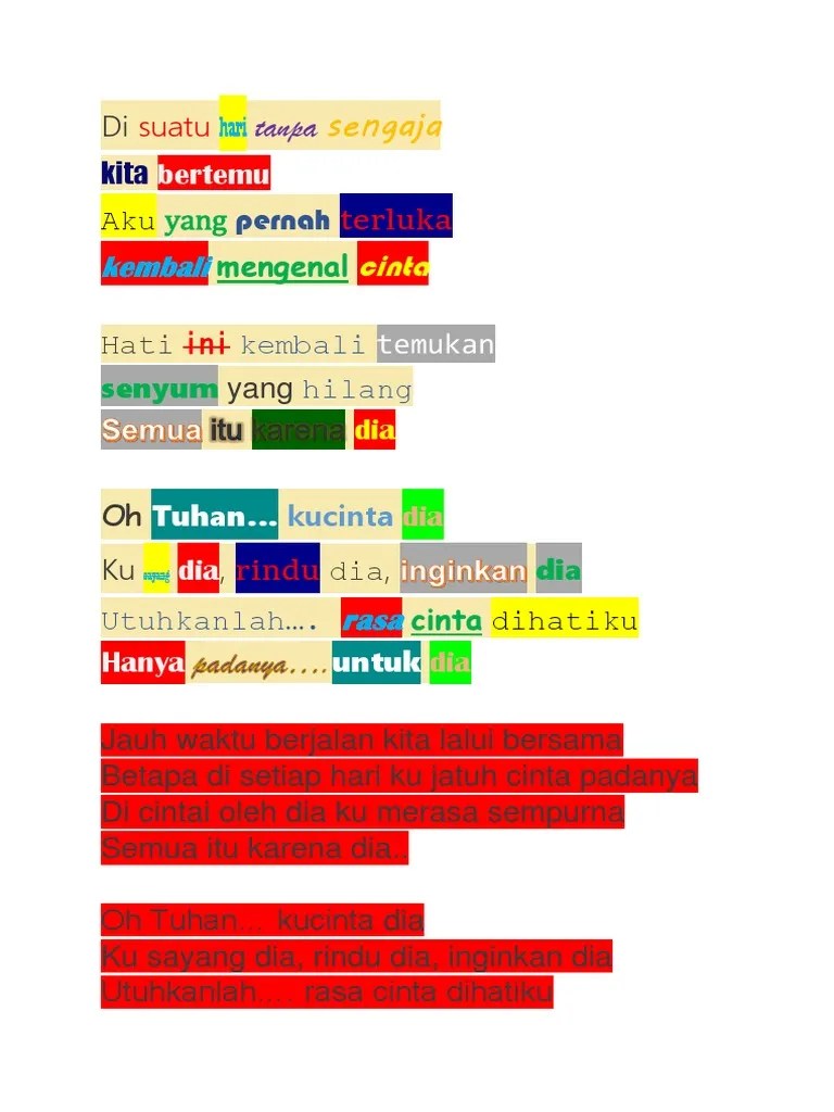 Di Suatu Hari Tanpa Sengaja | PDF
